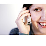   Young Woman, Mobile Phones