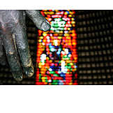   Finger, Hand, Church window