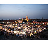   Platz, Marokko, Marrakesch, Djemaa el fna
