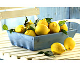   Zitrusfrucht, Mediterran, Zitrone