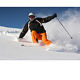   Winter sport, Skiers, Skiing