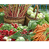   Vegetable, Market stall