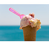   Icecream, Ice cream wafer, Ice cream cone