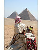   Egypt, Arabian, Giza, Cheops pyramid