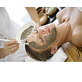  Hautpflege, Schönheitspflege, Gesichtsmaske, Gesichtsbehandlung