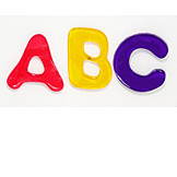   Abc, Alphabet, Gelbuchstabe
