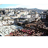   City view, Morocco, Tannery