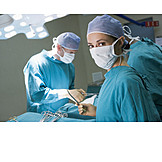   Krankenhaus, Krankenschwester, Chirurg, Operation