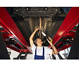   Inspection, Auto repair shop, Mechanician, Vehicle floor