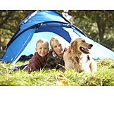   Familienhund, Familienurlaub, Campingurlaub