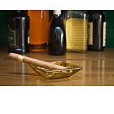  Indulgence & Consumption, Ashtray, Cigar