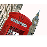   London, Elizabeth tower, Telephone booth
