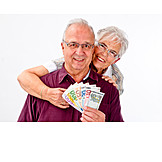   Winning, Pension, Older Couple