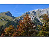   Mountain range, Karwendel, Ahornboden