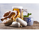   Snack, Bavarian cuisine, Weisswurst, Breakfast
