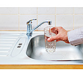   Wasserglas, Trinkwasser, Leitungswasser
