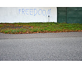  Freiheit, Graffiti, Freedom