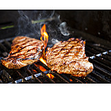   Broiling, Steak, Grilled meat
