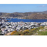   Griechenland, Küstenstadt, Patmos