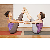   Yoga, Yogaübung, Partnerübung