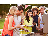   Broiling, Barbecue, Friends