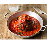   Tomato sauce, Meatballs
