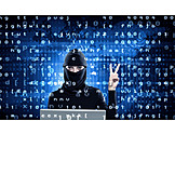   Datenschutz, Hacker, Aktivist, Computerkriminalität, Sicherheitslücke, Hacking