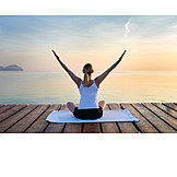   Woman, Calm, Mediation, Hatha yoga