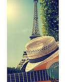   Music, Guitar, Paris, Street busker
