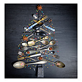   Christmas tree, Kitchen utensils