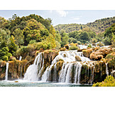   Waterfall, National park krka