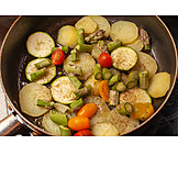   Vegetable pan, Vegan