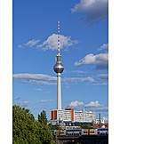   Berlin, Television tower, Plate