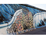   Berlin wall, Graffiti, East side gallery, 1989, Wall opening