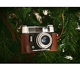   Retro, Christmas present, Photo camera