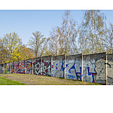  Berliner mauer, Berlin, Mitte, Mauerstreifen