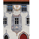   Mural, Sundial, High castle