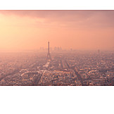   City view, Haze, Paris