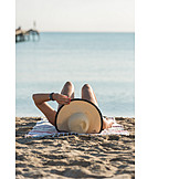   Entspannen, Strandurlaub, Sonne tanken