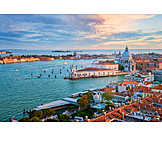   Venice, Lagoon, Grand canal, Santa maria della salute