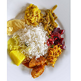   Indische Küche, Mittagessen