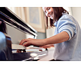   Teenager, Piano Playing