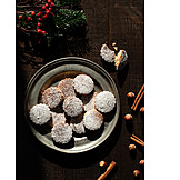   Christmas cookies, Hazelnut biscuit