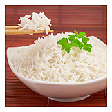   Asiatische Küche, Reis, Mittagessen