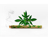   Joint, Cannabis, Hanf