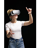   Virtuelle realität, Simulation, Videobrille